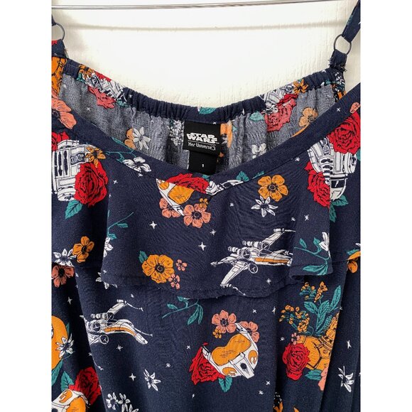 Torrid - Her Universe - Star Wars - Floral Rebellion Romper - Picture 5 of 10